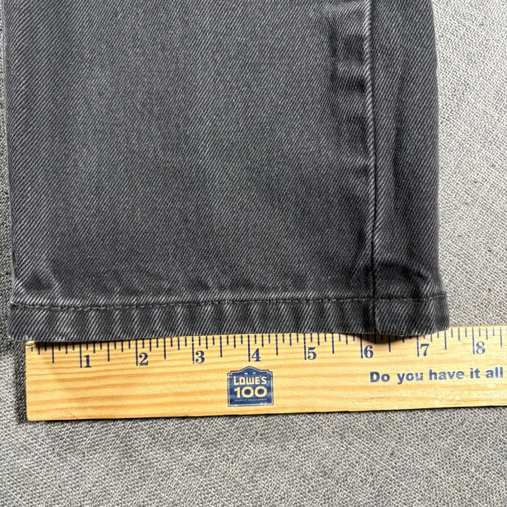 Levi's 505 Regular Fit Jeans Mens 33x29 Faded Black Straight Leg Denim
